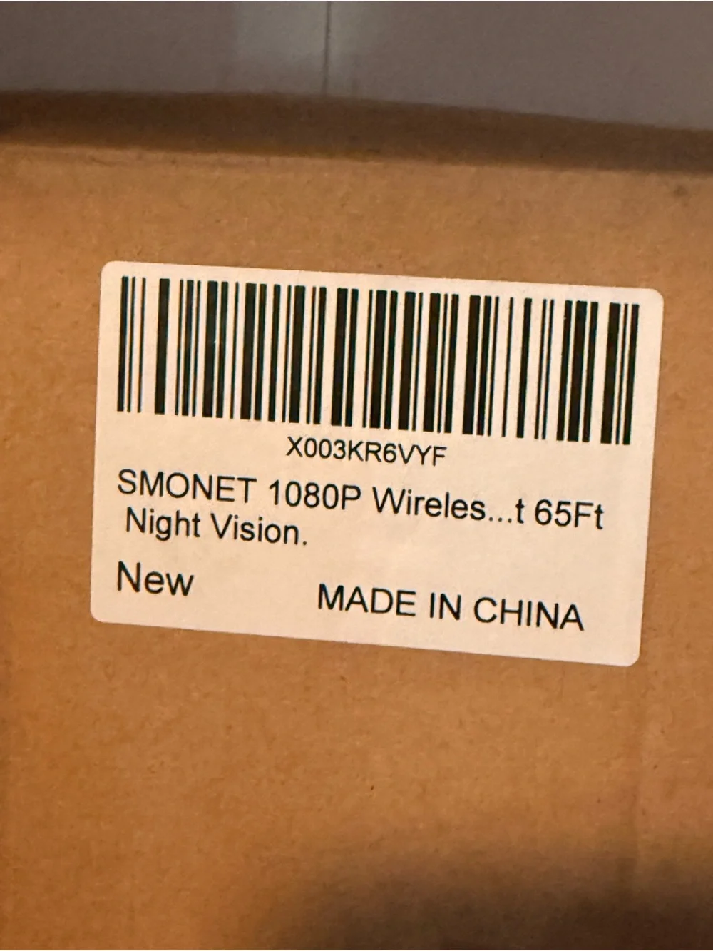 Monet White Wi‑Fi Outdoor Bullet Security Camera with Mount replacement camera